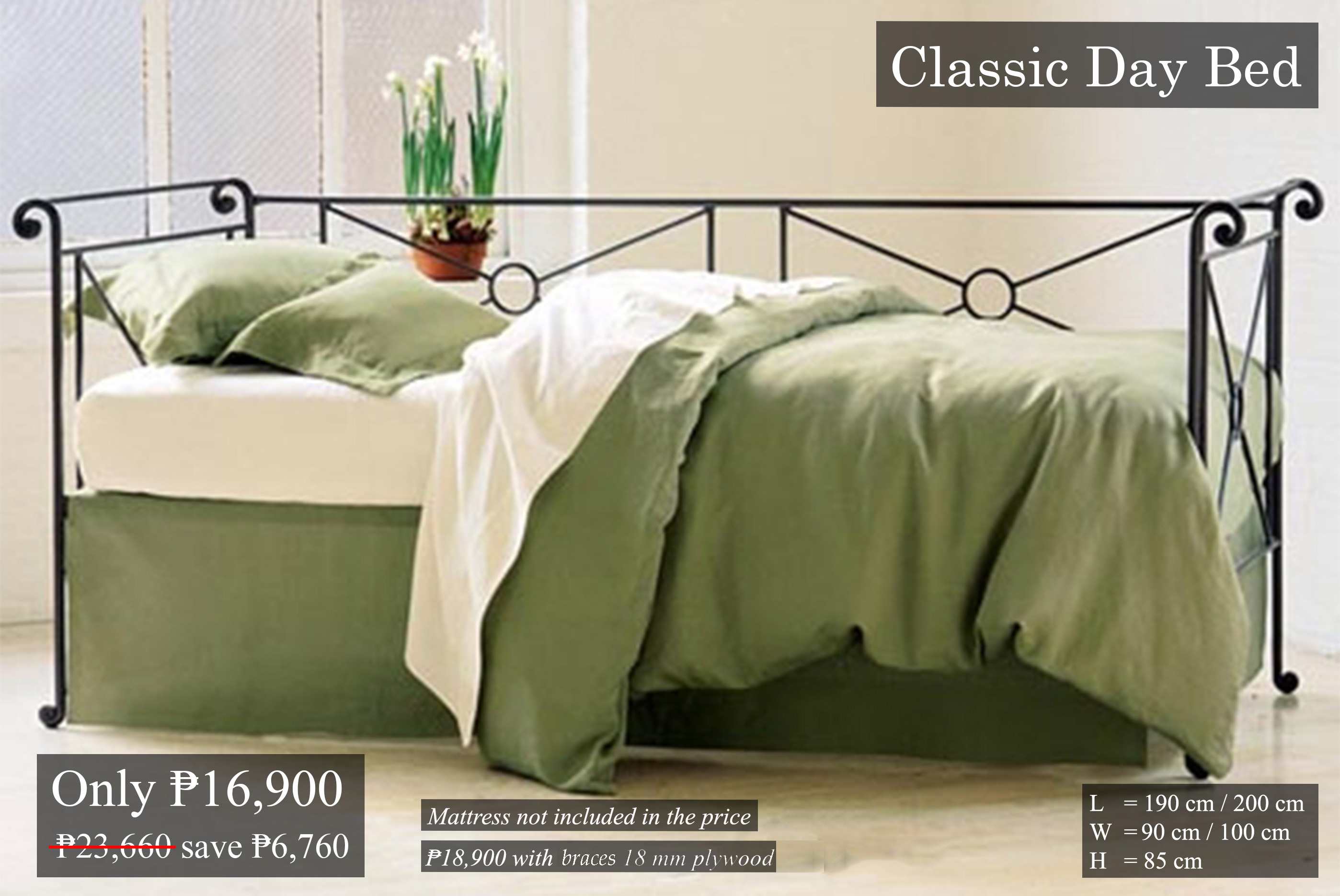 ArtSteel Day Bed mcdc1